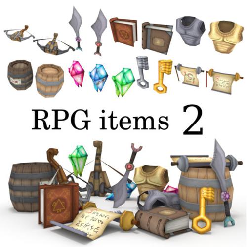 Low-Poly RPG Item Collection 2 preview image